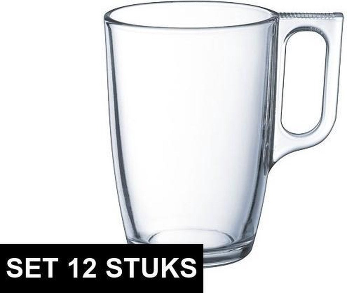 Theeglazen set van 12x stuks van 320 ml