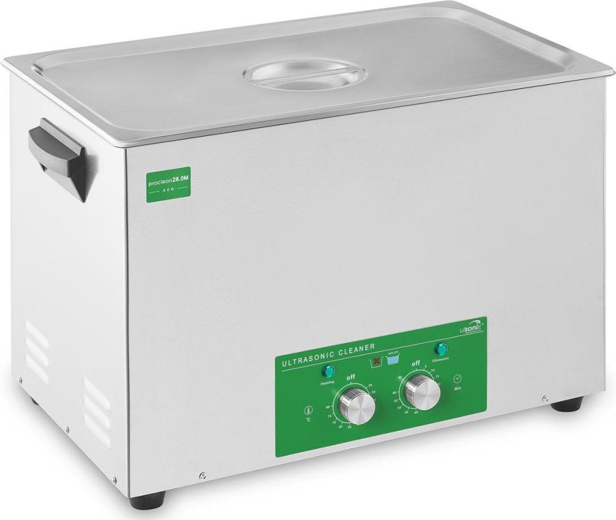 Ulsonix Ultrasoon reiniger - 28 liter - 480 W - Basic Eco