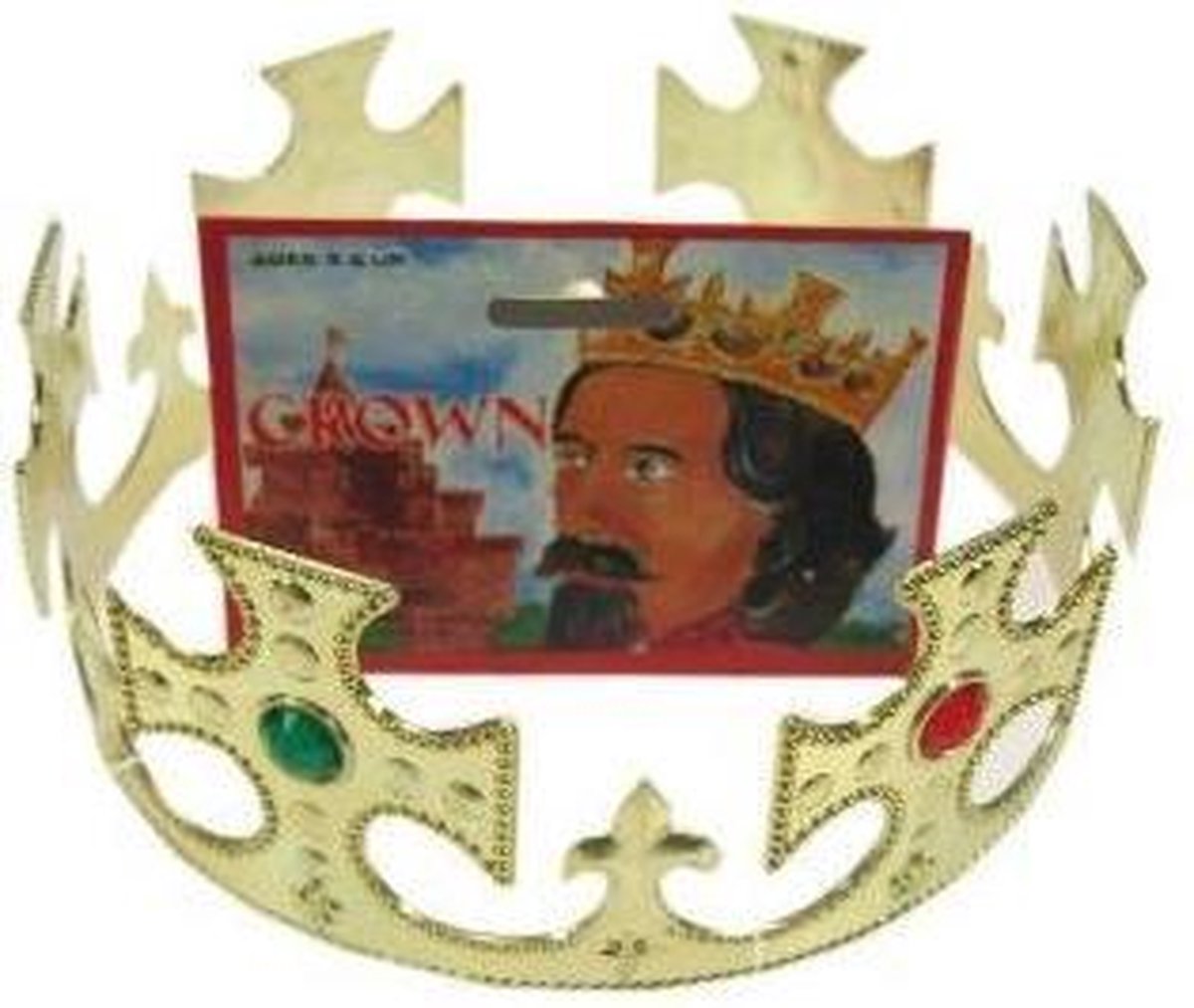 Koningskroon verstelbaar goud