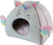 Croci kattenmand iglo fluffy unicorn - 43x33x39 cm - 1 stuks