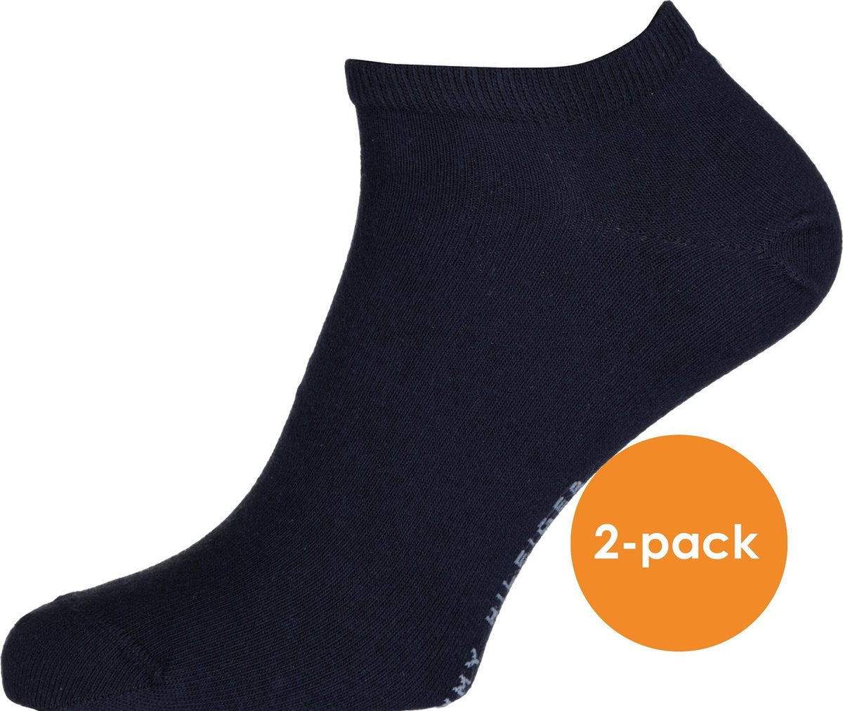 Tommy Hilfiger Sneaker Socks (2-pack) - heren enkelsokken katoen - dark navy -  Maat: 43-46