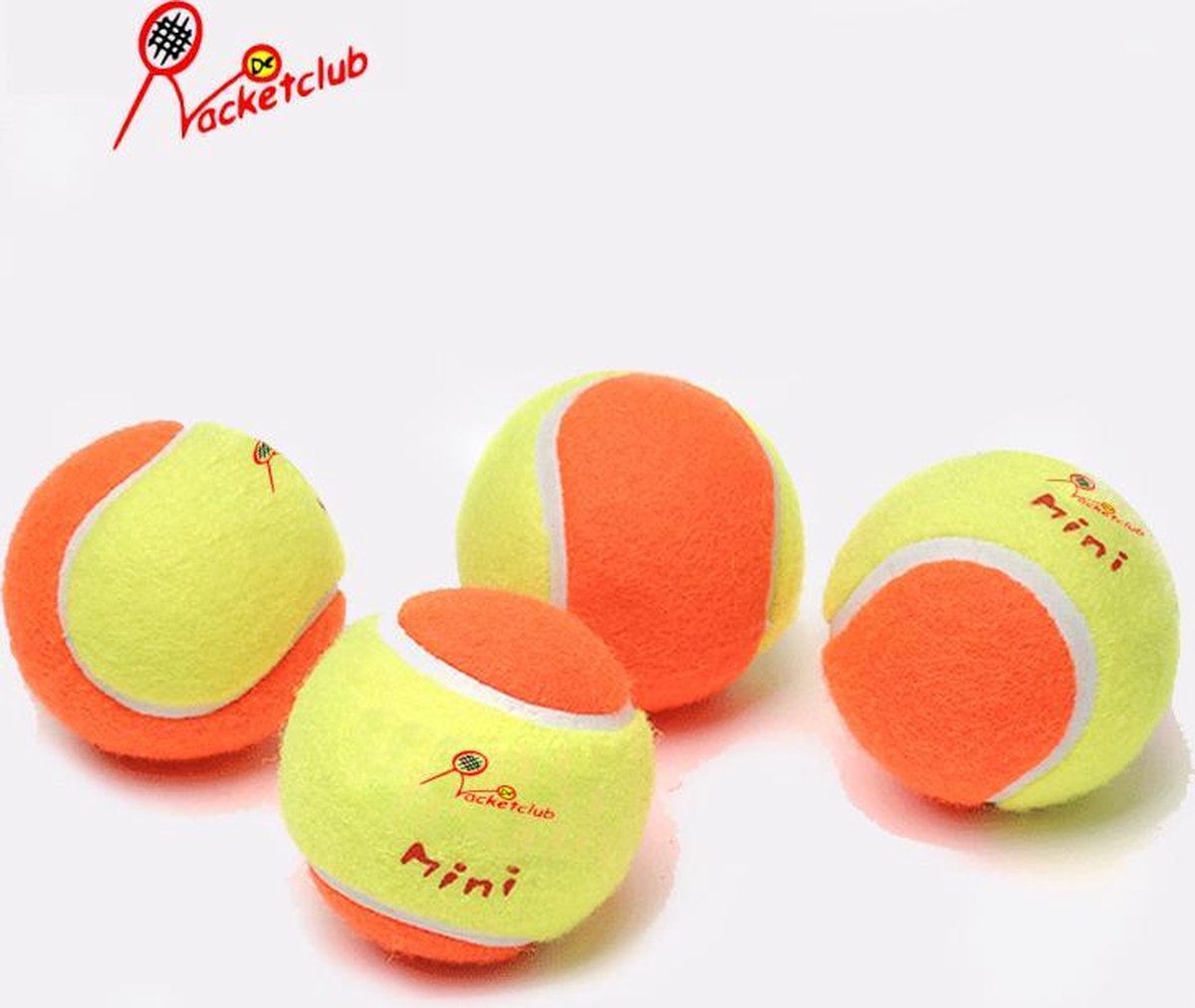 Racketclub Stage 2 Oranje jeugdballen (4x3) - ITF goedgekeurd