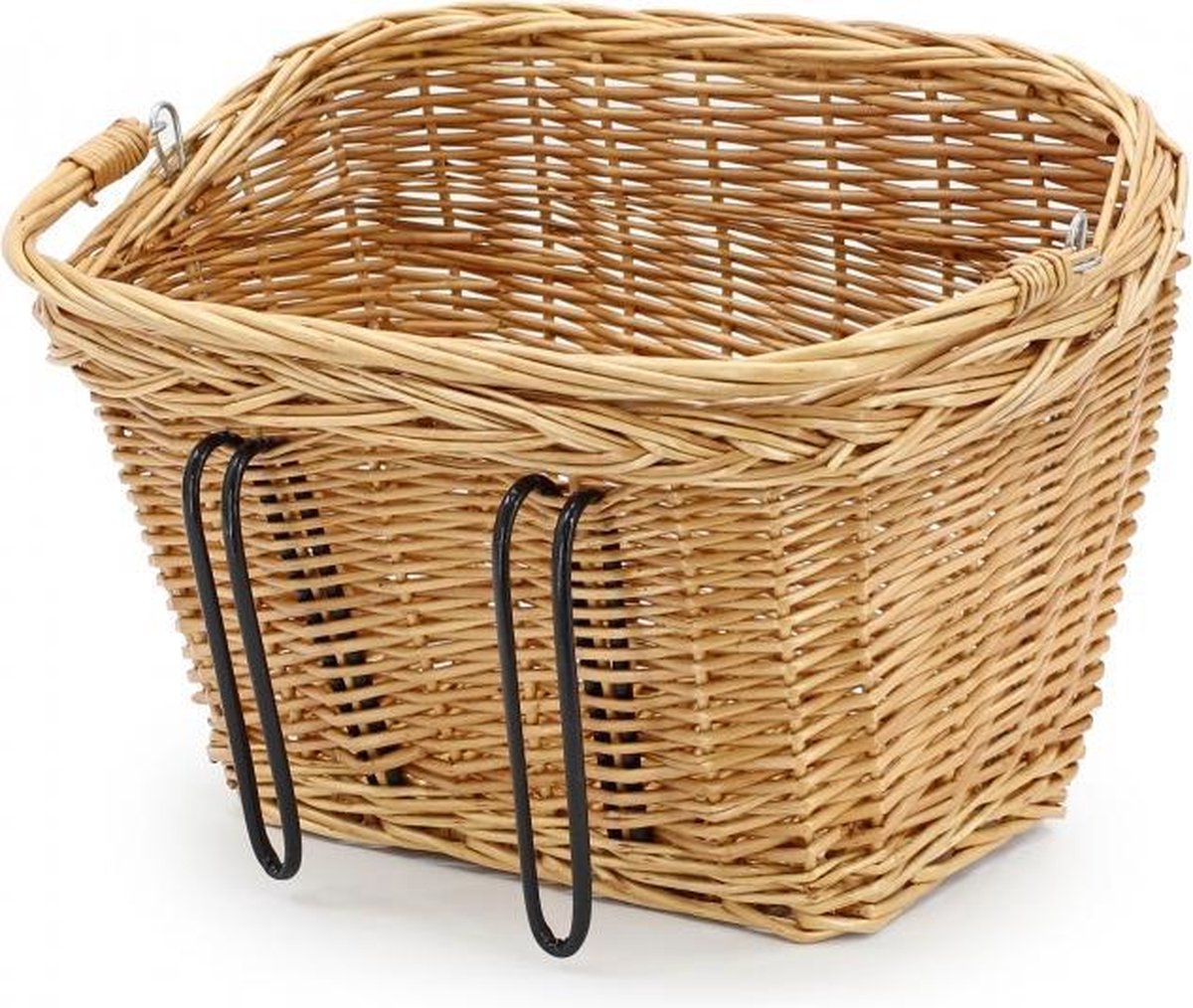 Amigo fietsmand - Met haken en draaghengsel - 20 liter - Lichtbruin