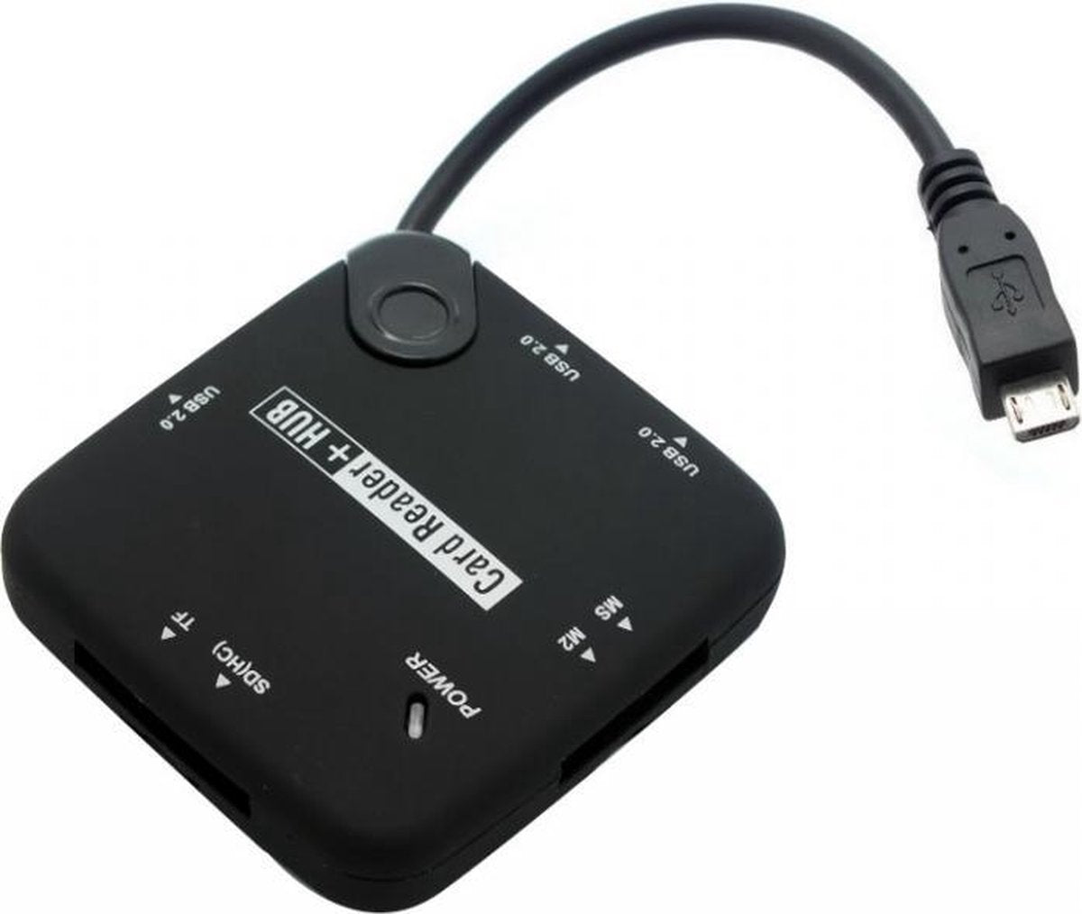 7 in 1 OTG micro USB Hub en Card Reader