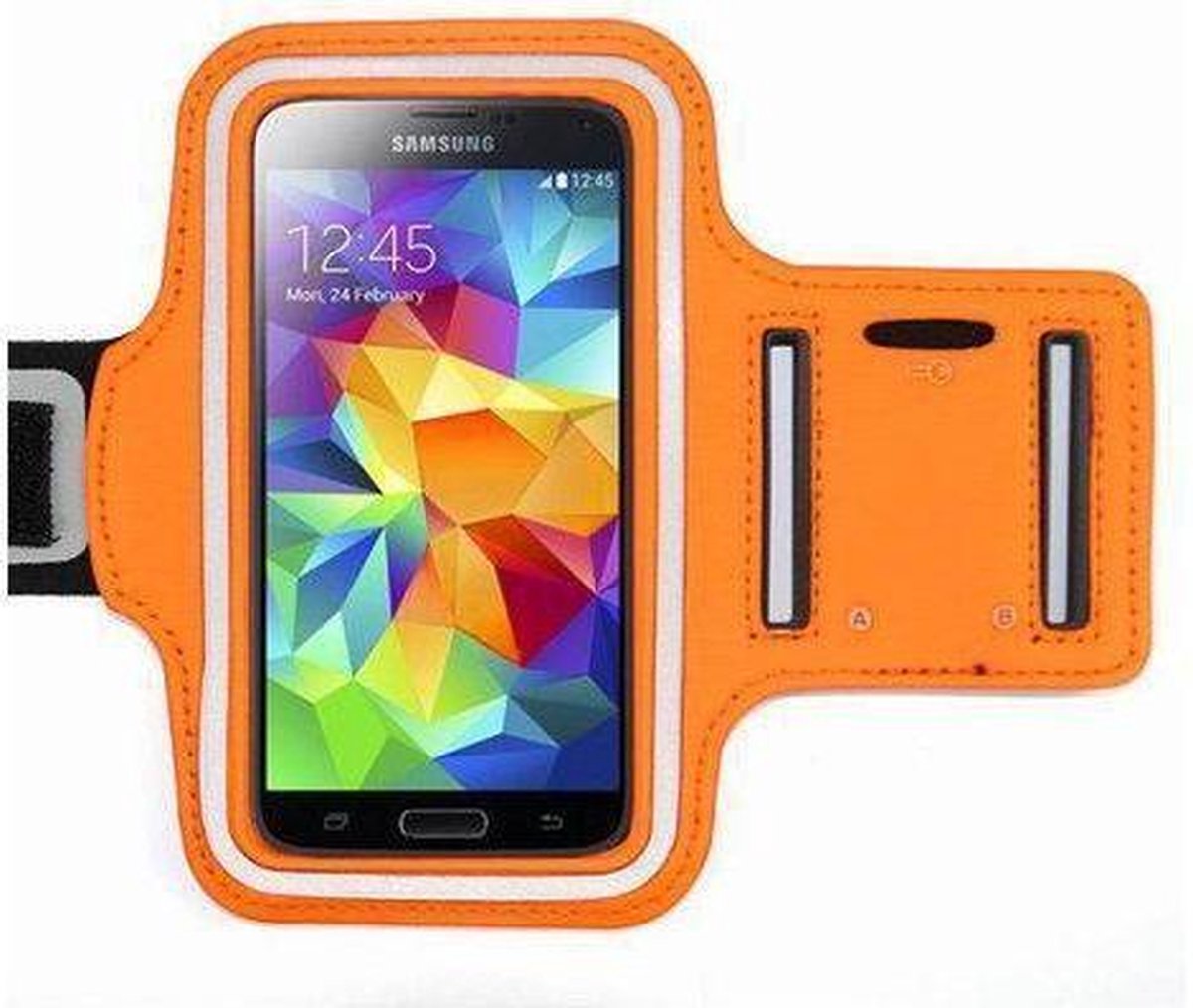 Samsung Galaxy Note 3 sports armband case Oranje Orange