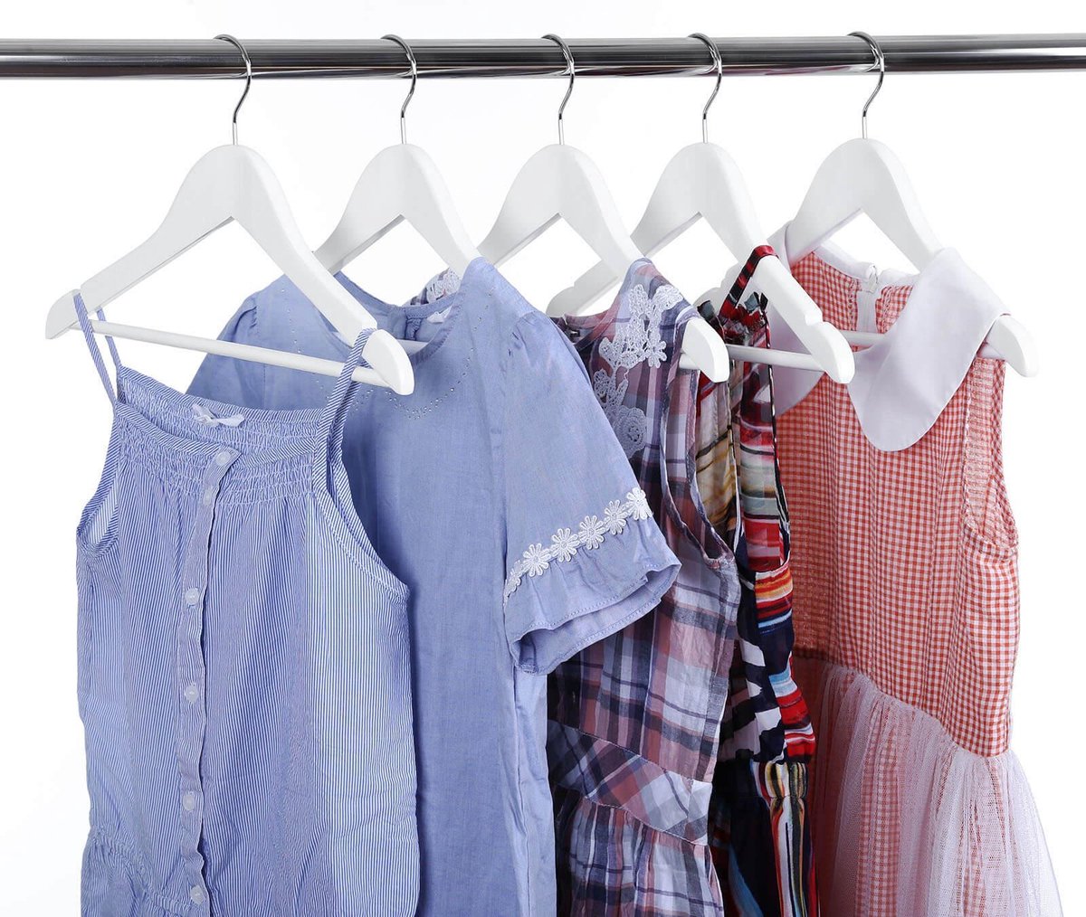 SONGMICS Houten kleerhangers voor kinderen