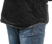 Craftland Corduroy vest met nepbont zwart maat L