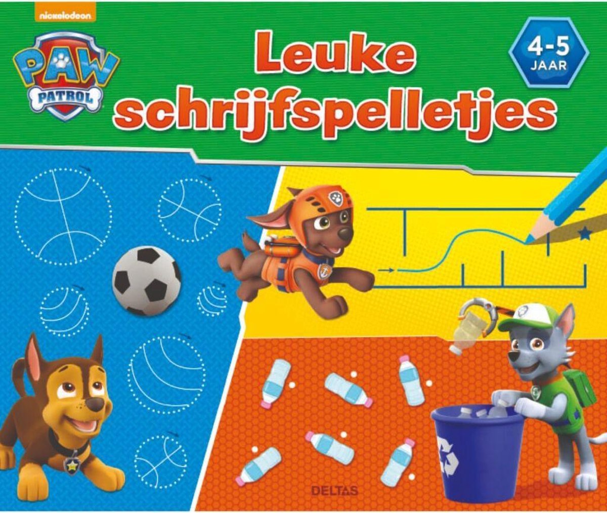 Boek Paw Patrol Leuke Schrijfspelletjes