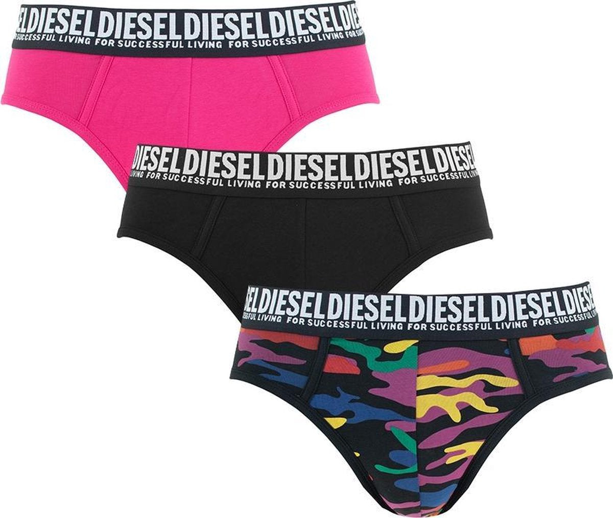 Diesel andre herenslips 3P camo multi II - L