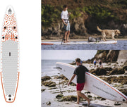 SHARKSUPs Touring XPLOR 12'6x30"x6" - complete set - 25 PSI - 3 jaar garantie - Opblaasbare Stand Up Paddle Board - SUP