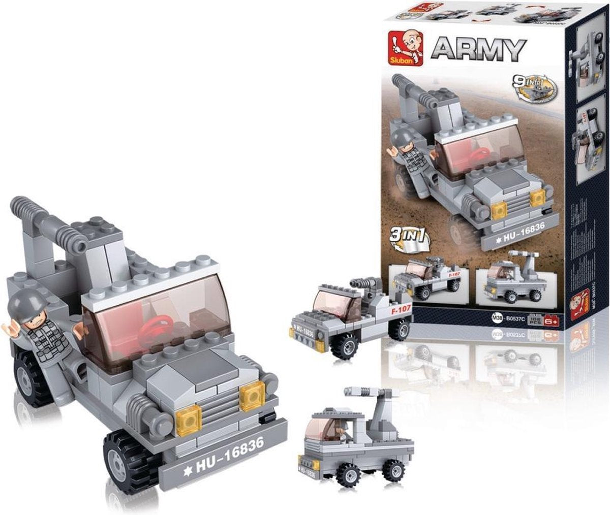 Sluban Army 9 into 1 Raketwerper 3-In-1