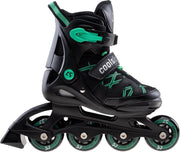 Coolslide Nachos  Inlineskates - Maat 32-35 - Unisex - zwart/groen