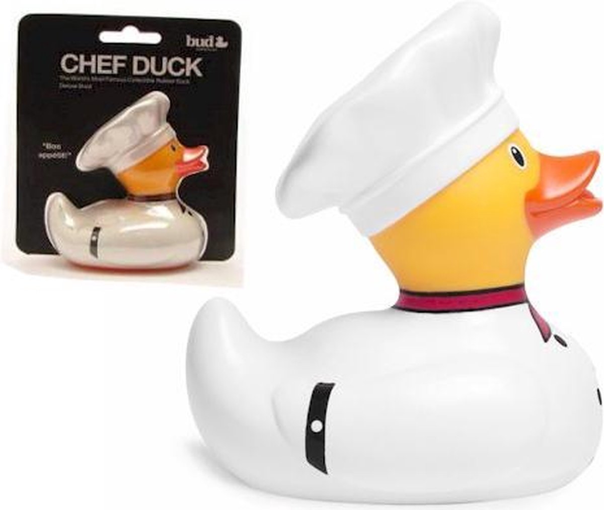 Deluxe CHEF Duck van Bud Duck: Mooiste Design badeend ter Wereld