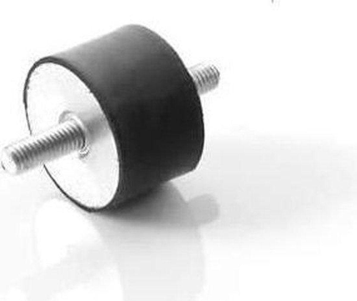 Rubberen metalen Element buffer Type A M10x28 schroef maat en 40x40 mm Ø40mm 40mm hoog trillingsdempers silentblocks machinevoet natuurrubber hardheid 55° Shore voor airco 's