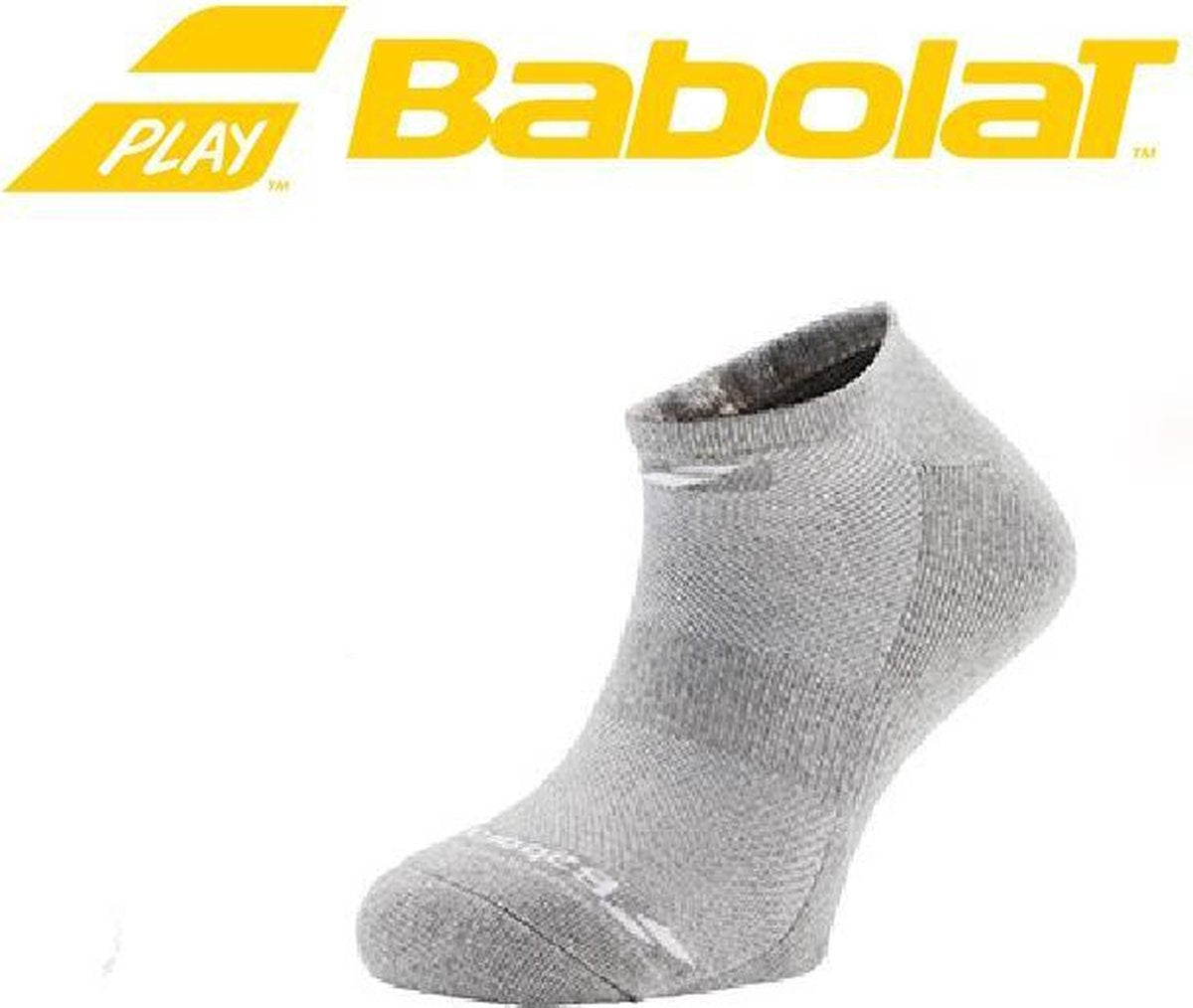 Babolat enkelsokken heren grijs - maat 47/50