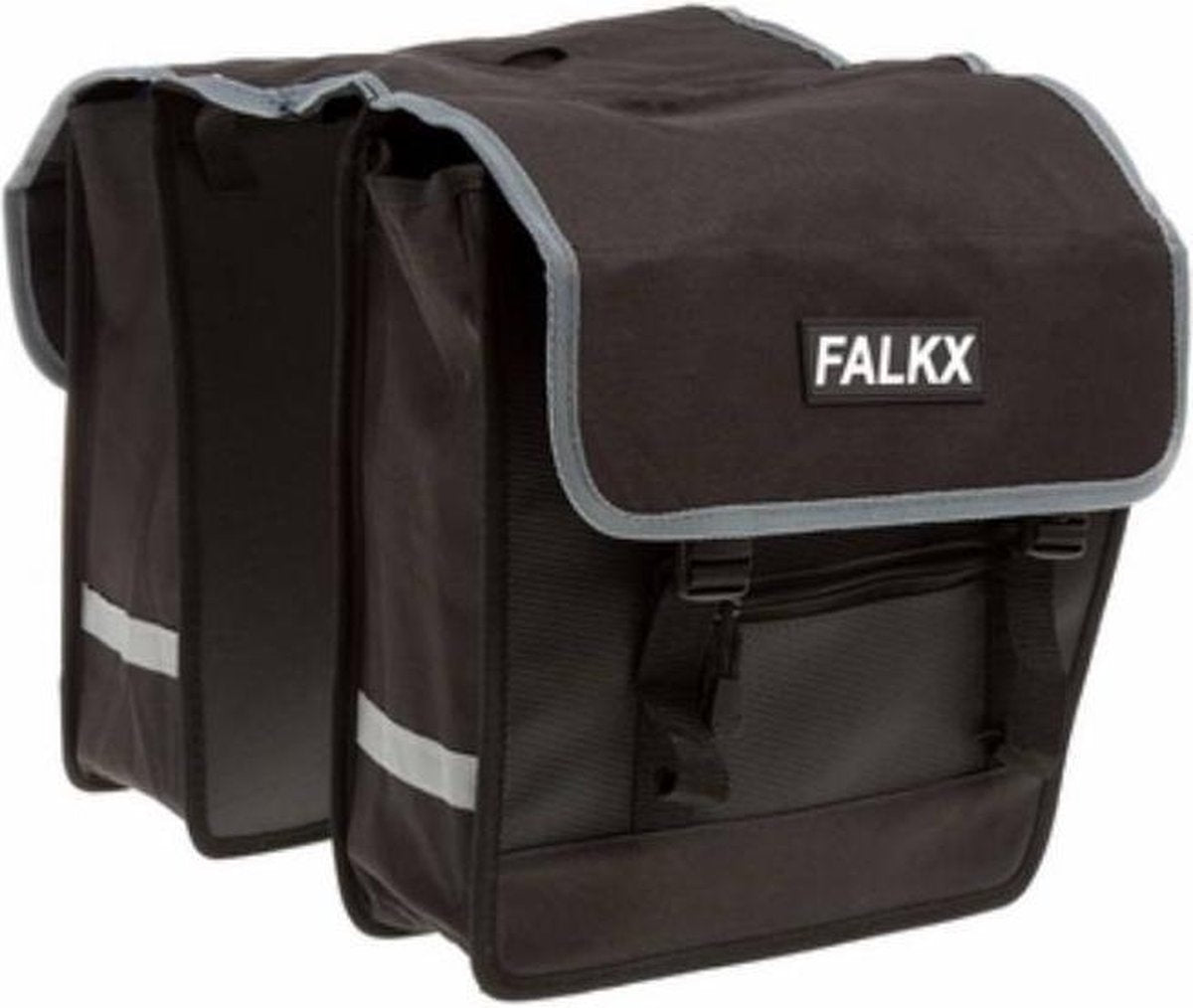 Falkx Fietstas Dubbel 28 Liter Zwart