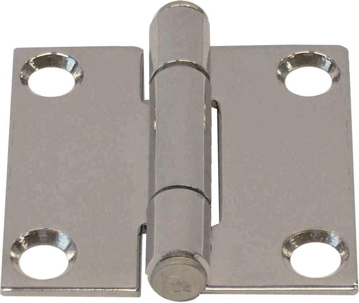 Luikscharnier - 50x50x2 - Rvs 304 - Knoop boven
