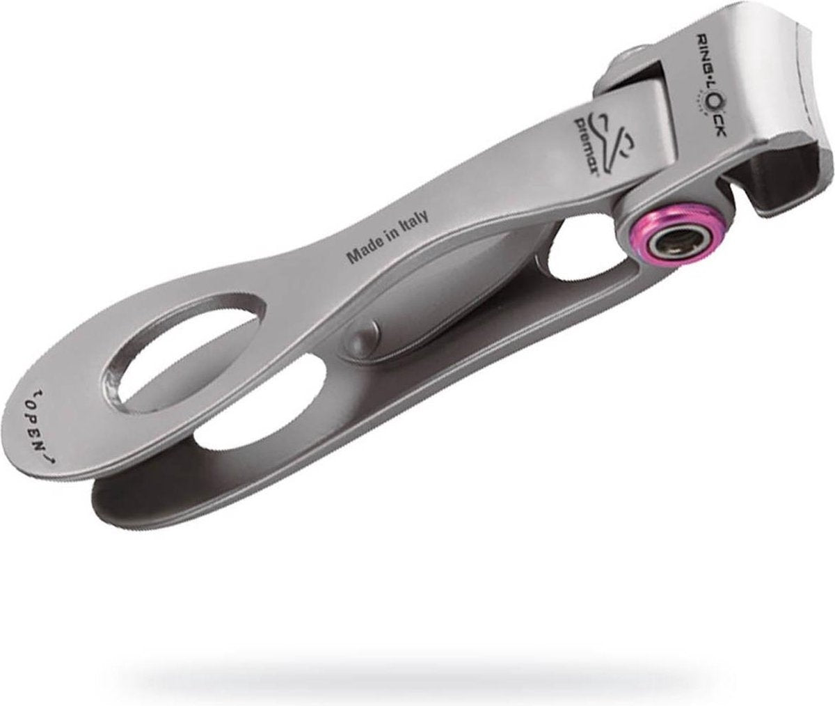 Premax Ring Lock Nagel knipper  -RVS- 7 cm Roze