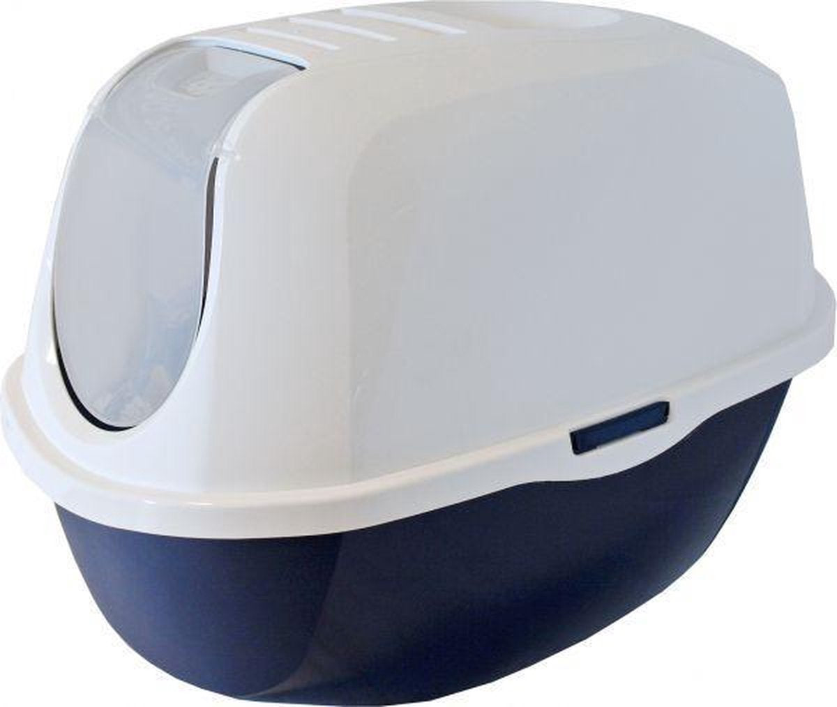 Moderna Kattenbak Smart-Cat - 53x39x41 cm - Donkerblauw/Graniet