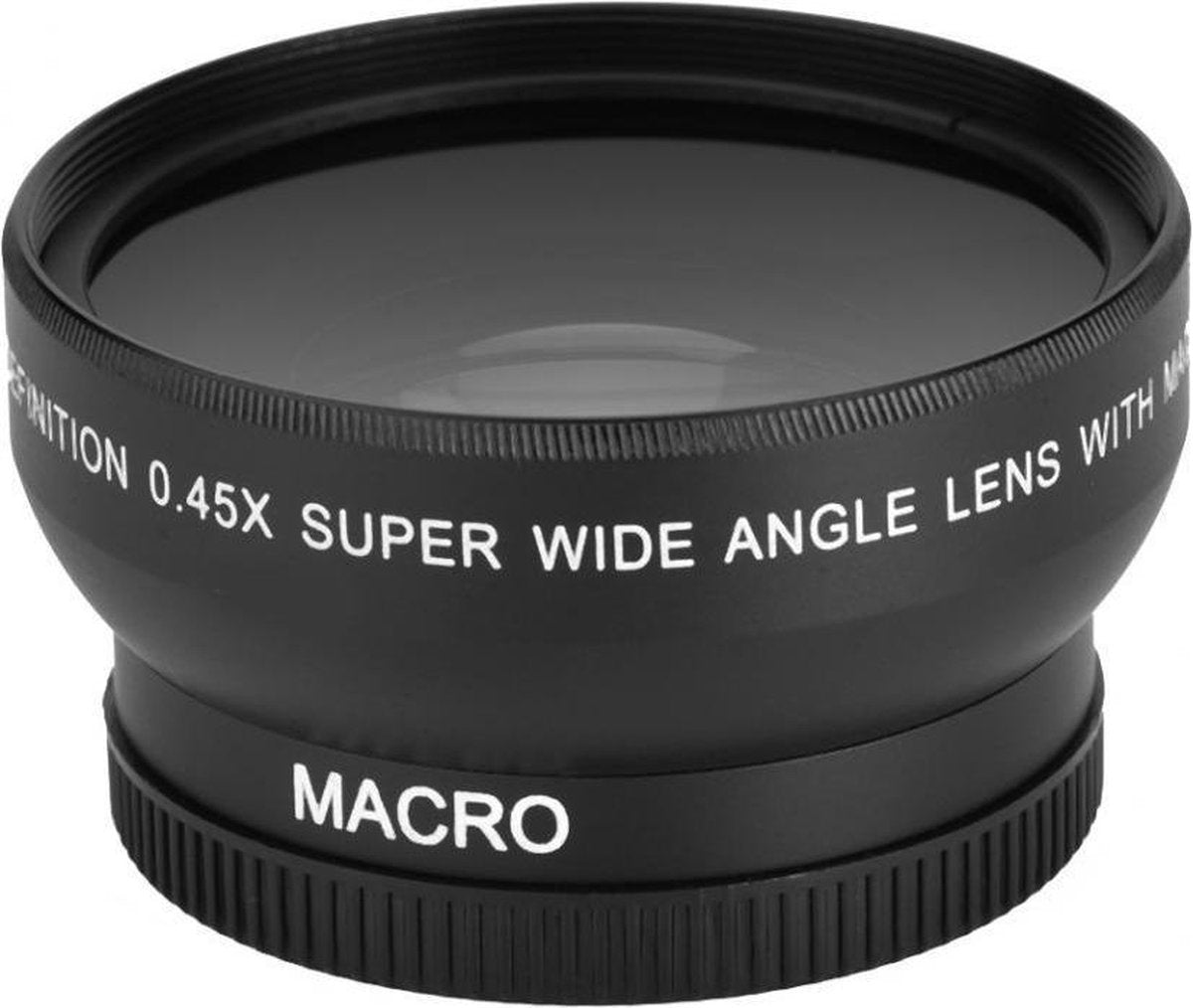 52mm 0.45x groothoek en macro converter opzetlens