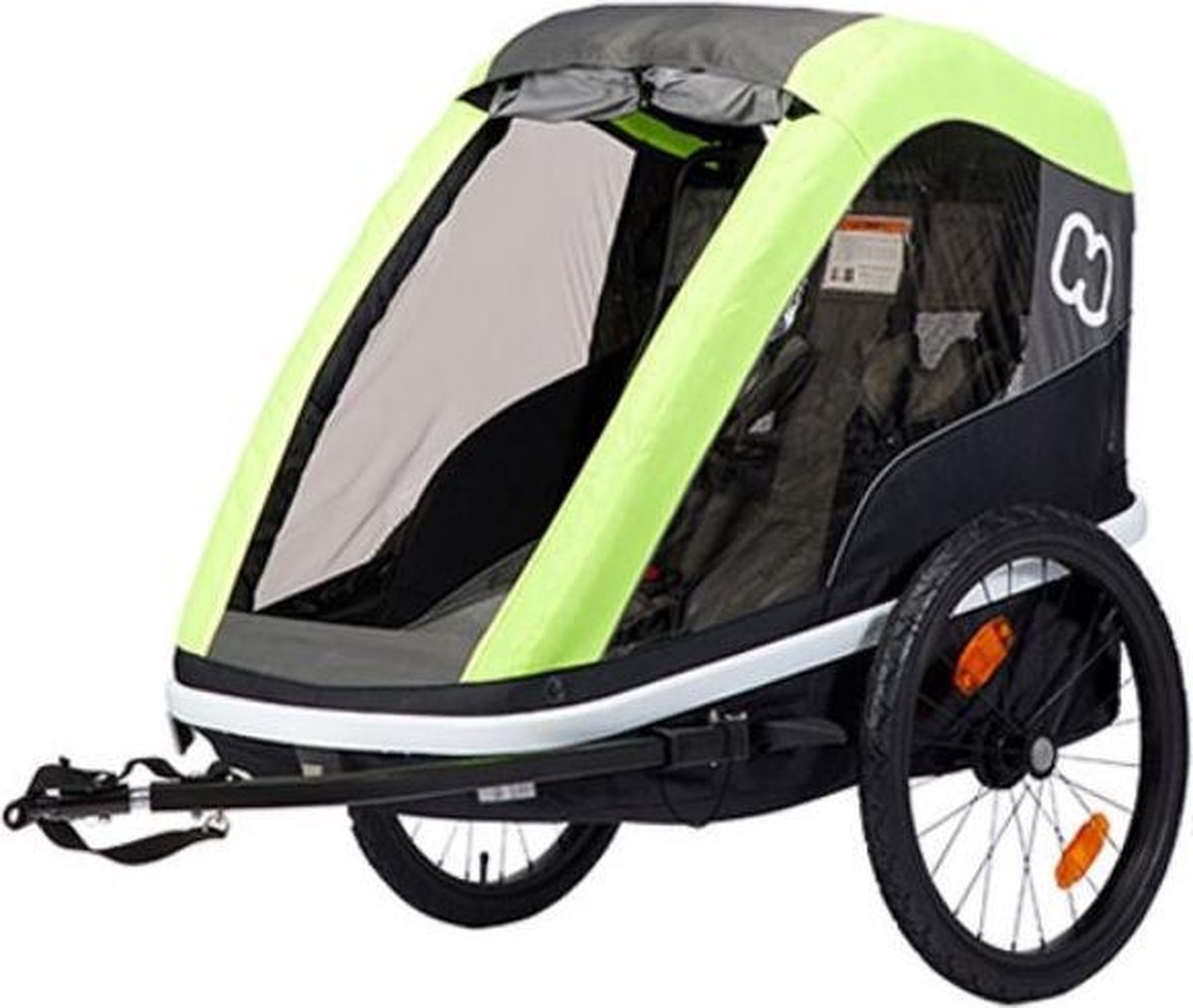 Hamax Avenida One - Fietskar - Unisex - Lime - 20