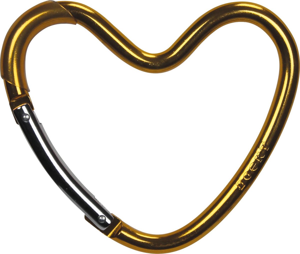 Universal Hook Tassenhaak Hartvorm Goud
