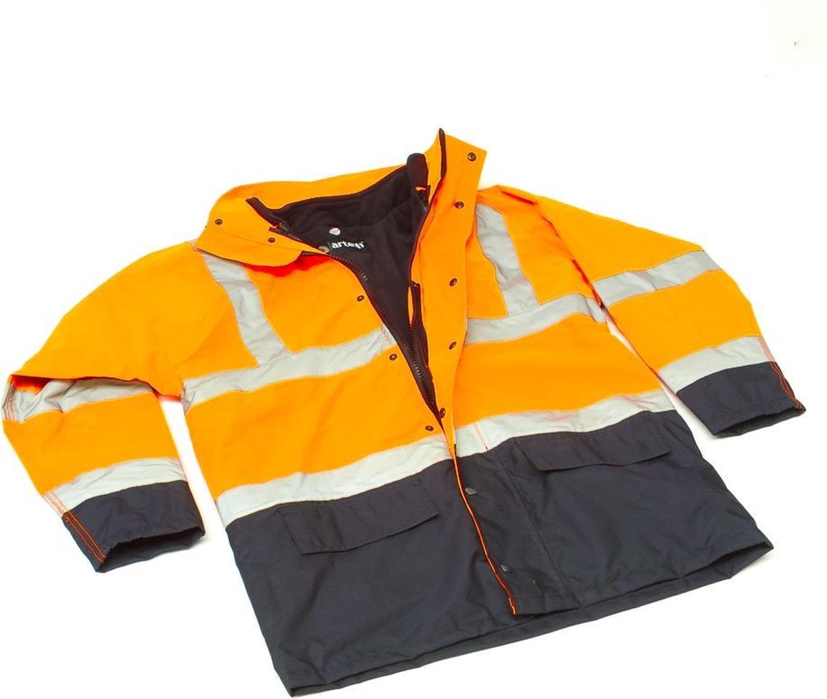 Artelli Parka signalisatie oranje/navy maat M