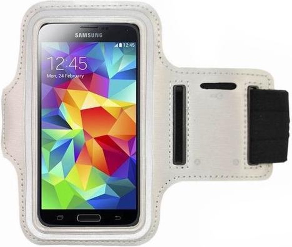 Samsung Galaxy Note 3 Neo sports armband case Zilver Silver
