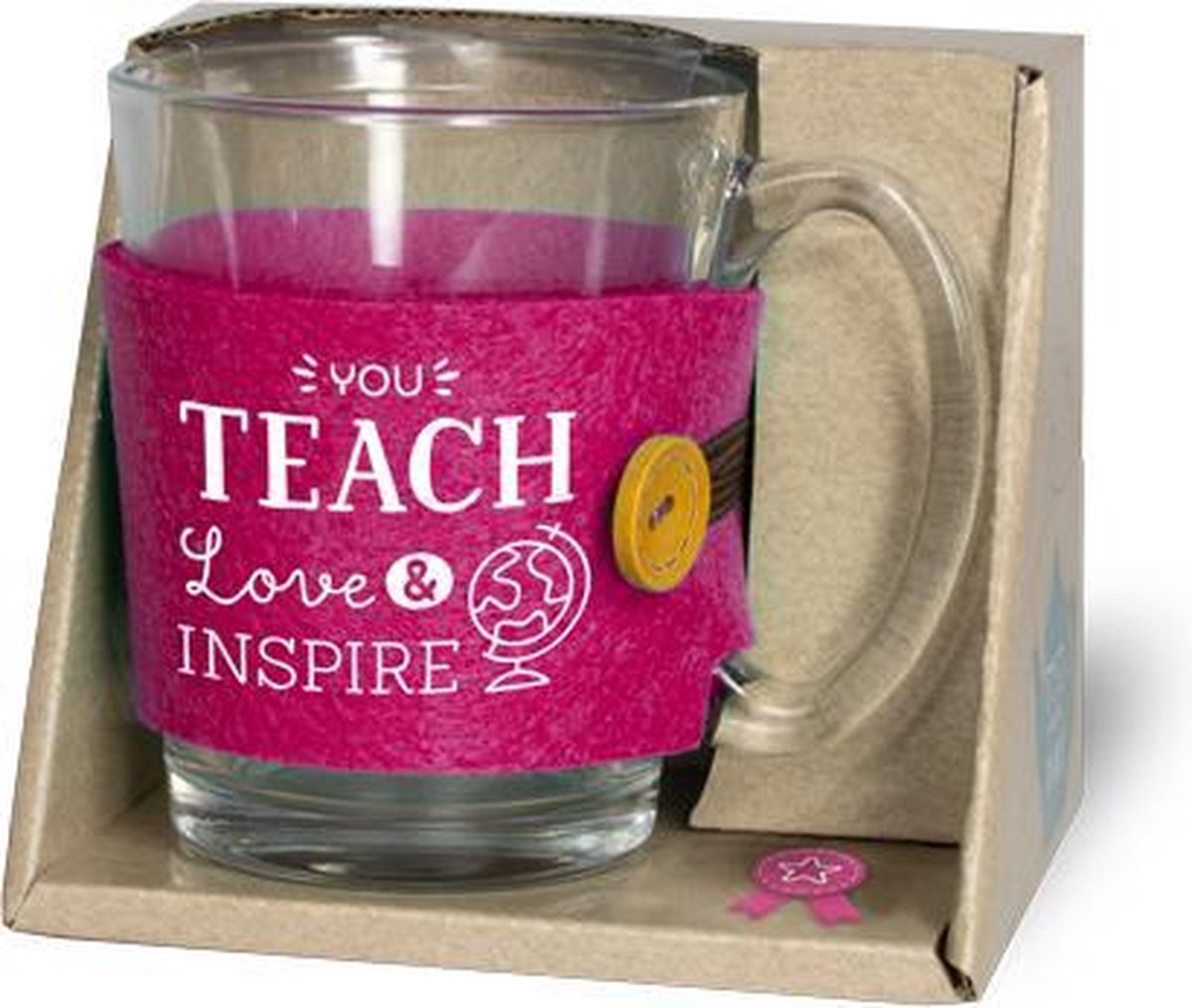 Tijd voor thee - Theeglas - Teach