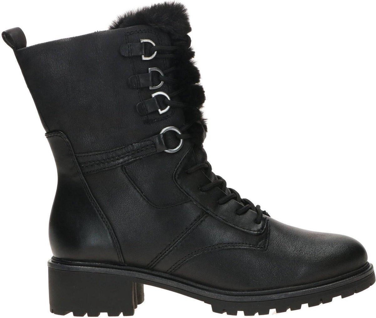 Tamaris Veterboots zwart - Maat 40