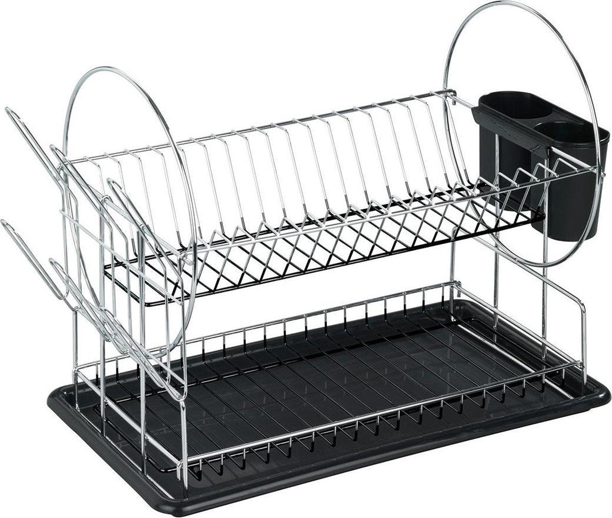 Wenko Afdruiprek Premium Duo 25 X 36 Cm Rvs Chroom 3-delig