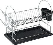 Wenko Afdruiprek Premium Duo 25 X 36 Cm Rvs Chroom 3-delig