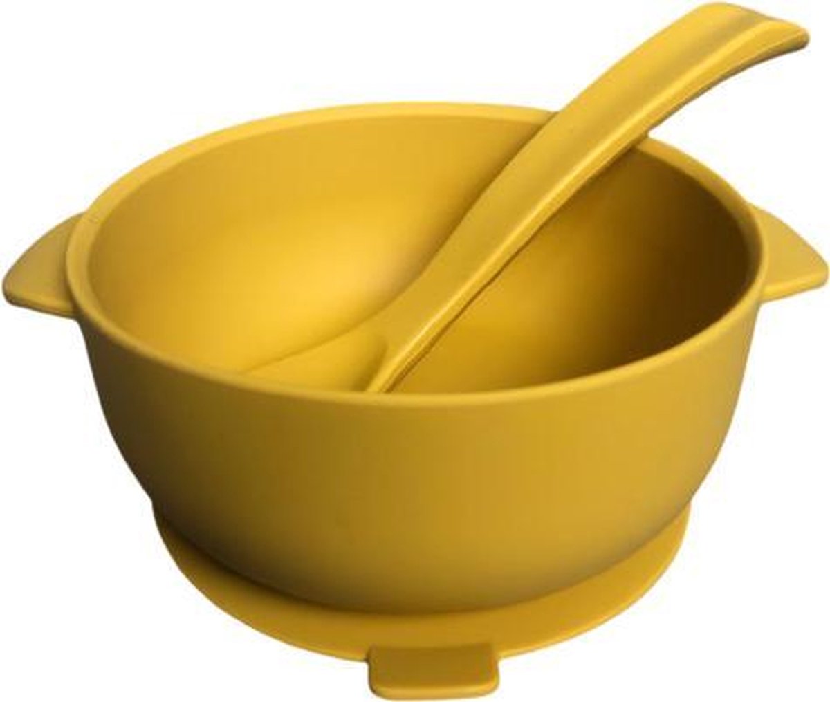 Snack Bowl Mosterd (met zuignap)