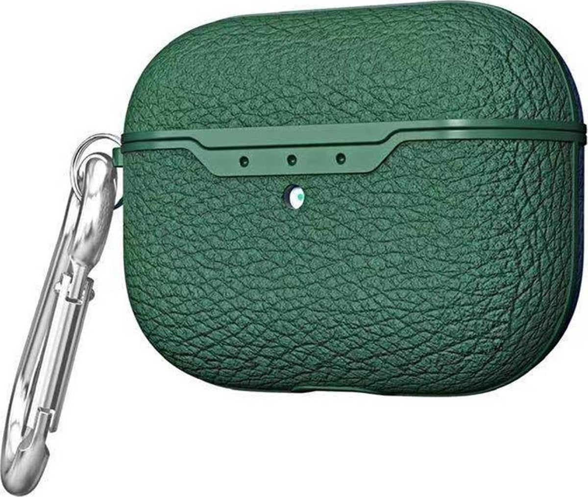 Mobigear Litchi Texture Groen voor Apple AirPods PRO
