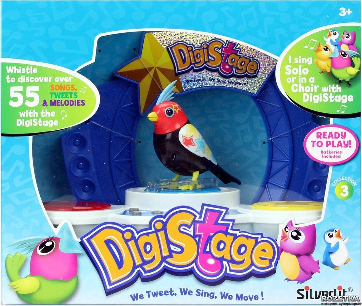 Silverlit Starr Digibird met Digistage met geluid en zwaailichten
