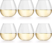 Libbey Wijnglas Cami - 470 ml / 47 cl - 6 stuks - vaatwasserbestendig - geen voetje - zonder steel - modern trendy