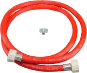 Wiesbaden Vulslangset Rood + 3/4 Wartels Recht Compleet 150Cm