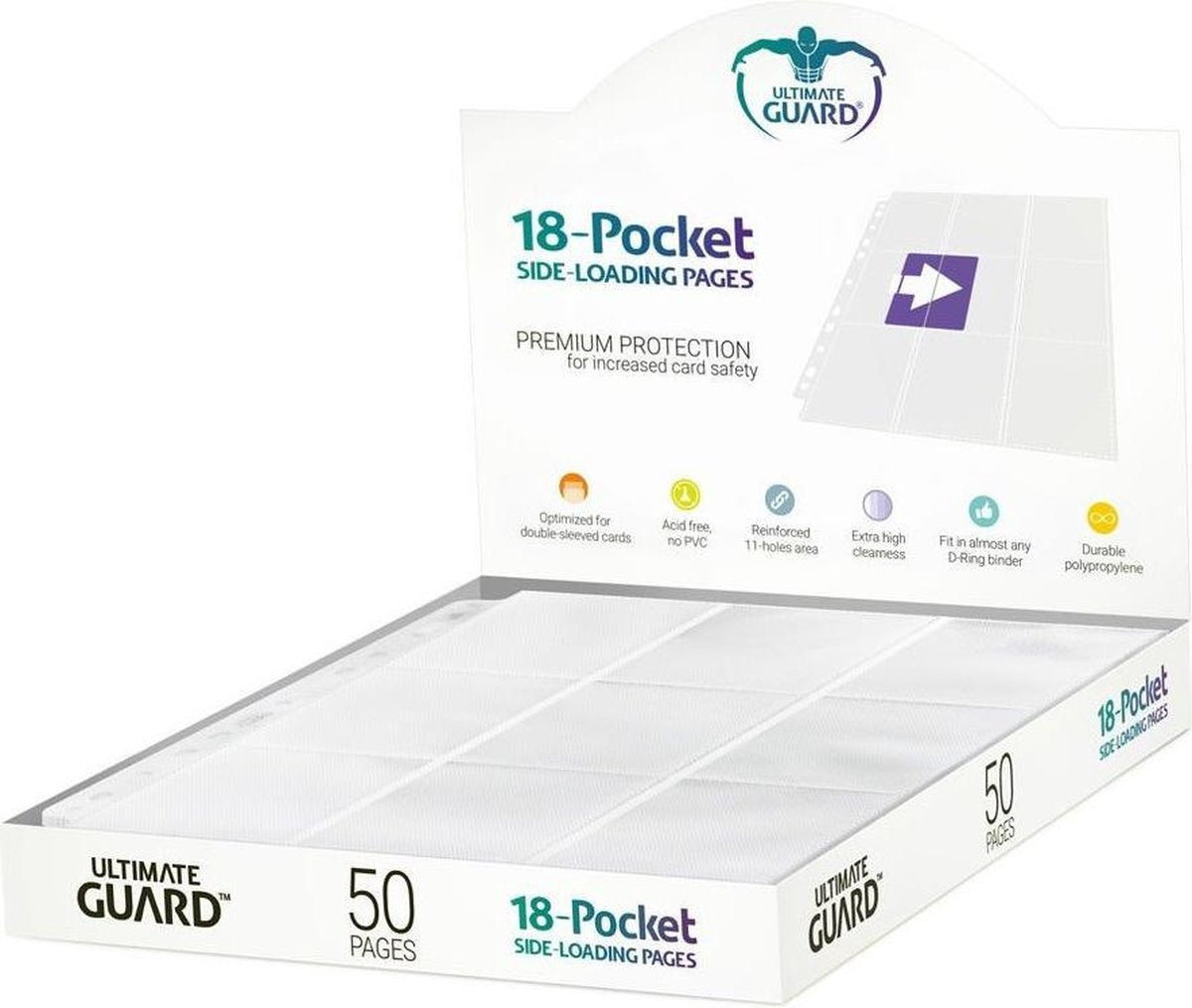 Ultimate Guard 18-Pocket Side Loading Pages (50-Pages