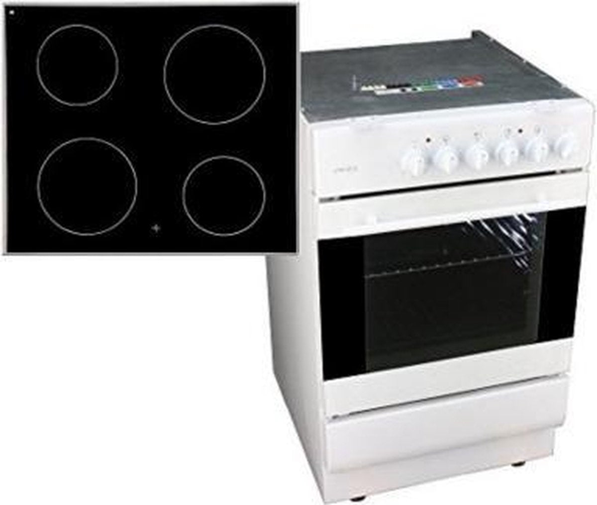 Emax kookplaat keramisch glas