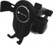 Techly I-SMART-VENT-GRAV houder Mobiele telefoon/Smartphone Zwart Passieve houder