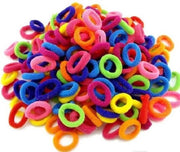 Gekleurde Haarelastiekjes - Haarelastiekjes voor meisjes - Regenboog - Haarbandjes voor kinderen - 100 stuks