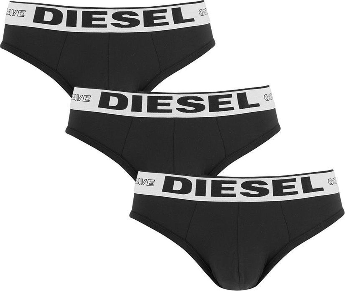 Diesel 55-d herenslips 3P zwart - M