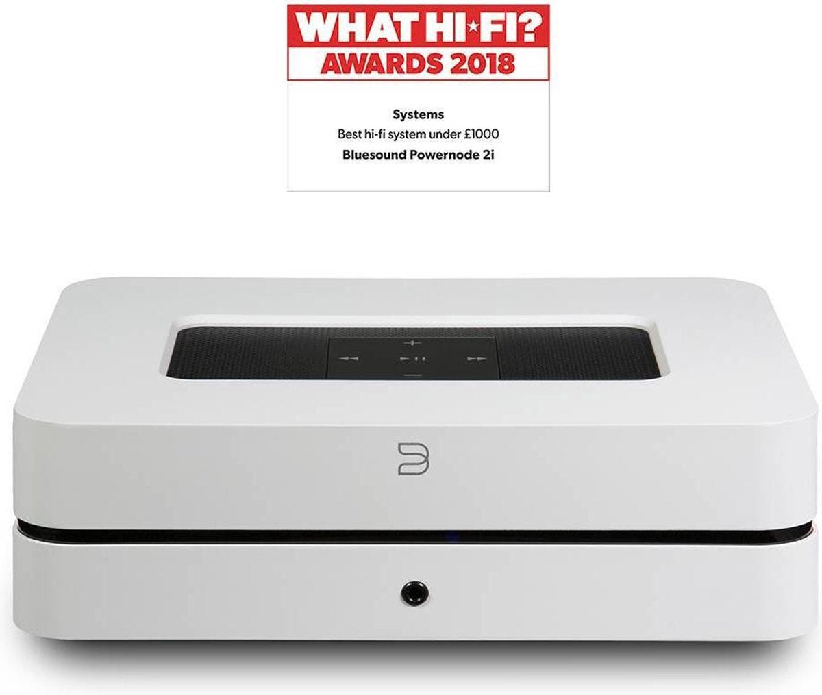 Bluesound Powernode 2i - Draadloze Muziek streamer met versterker - Wit