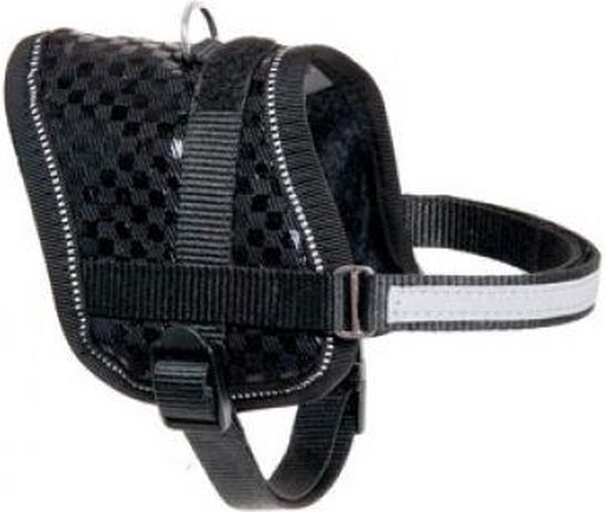 Teeny weeny mini zwart hondentuig 36-46cm