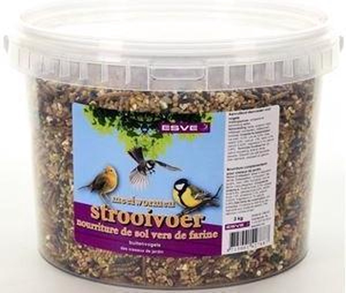 Strooivoer met meelwormen 3KG
