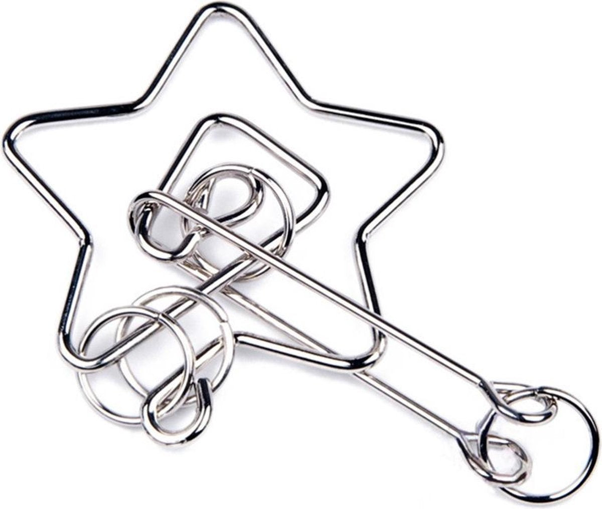 Breinbreker Ijzeren puzzel - Ringen - Hoge moeilijkheidsgraad