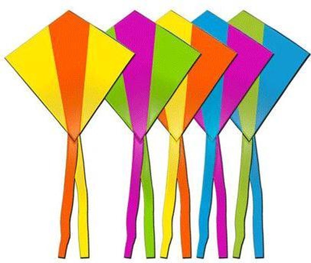 Rhombus vlieger voor kinderen