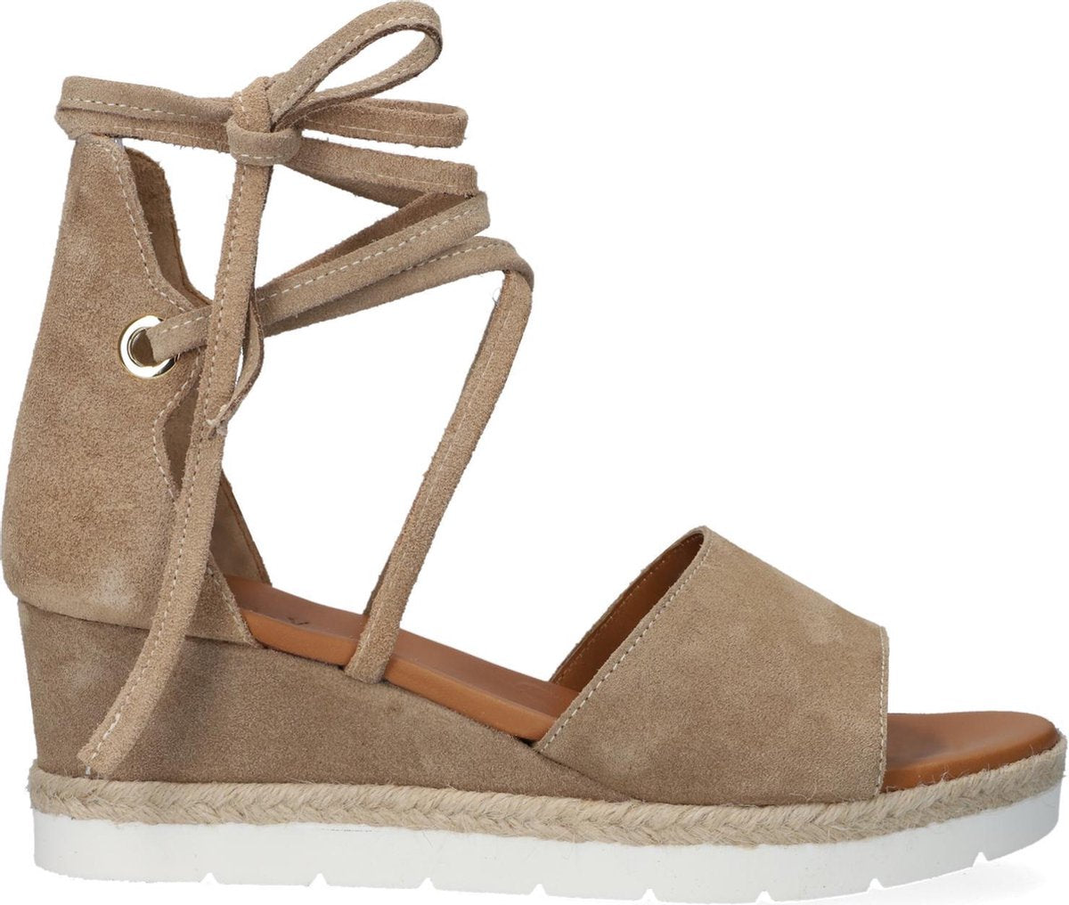 Notre-V Z401 Sandalen - Met Sleehak - Dames - Beige - Maat 39