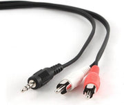 iggual IGG312766 15m 3.5mm 2 x RCA Zwart audio kabel