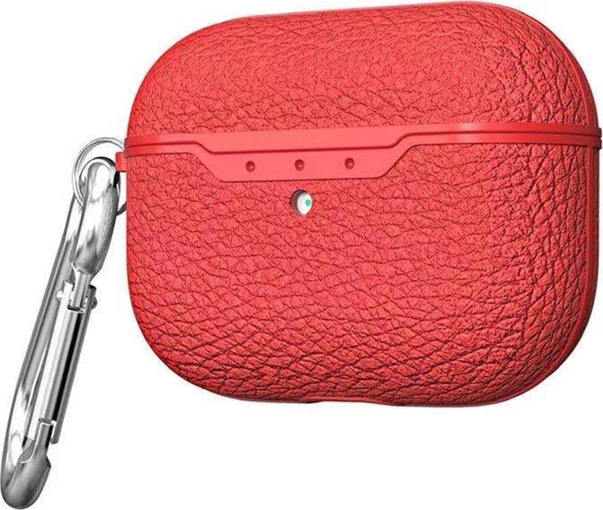 Mobigear Litchi Texture Rood voor Apple AirPods PRO